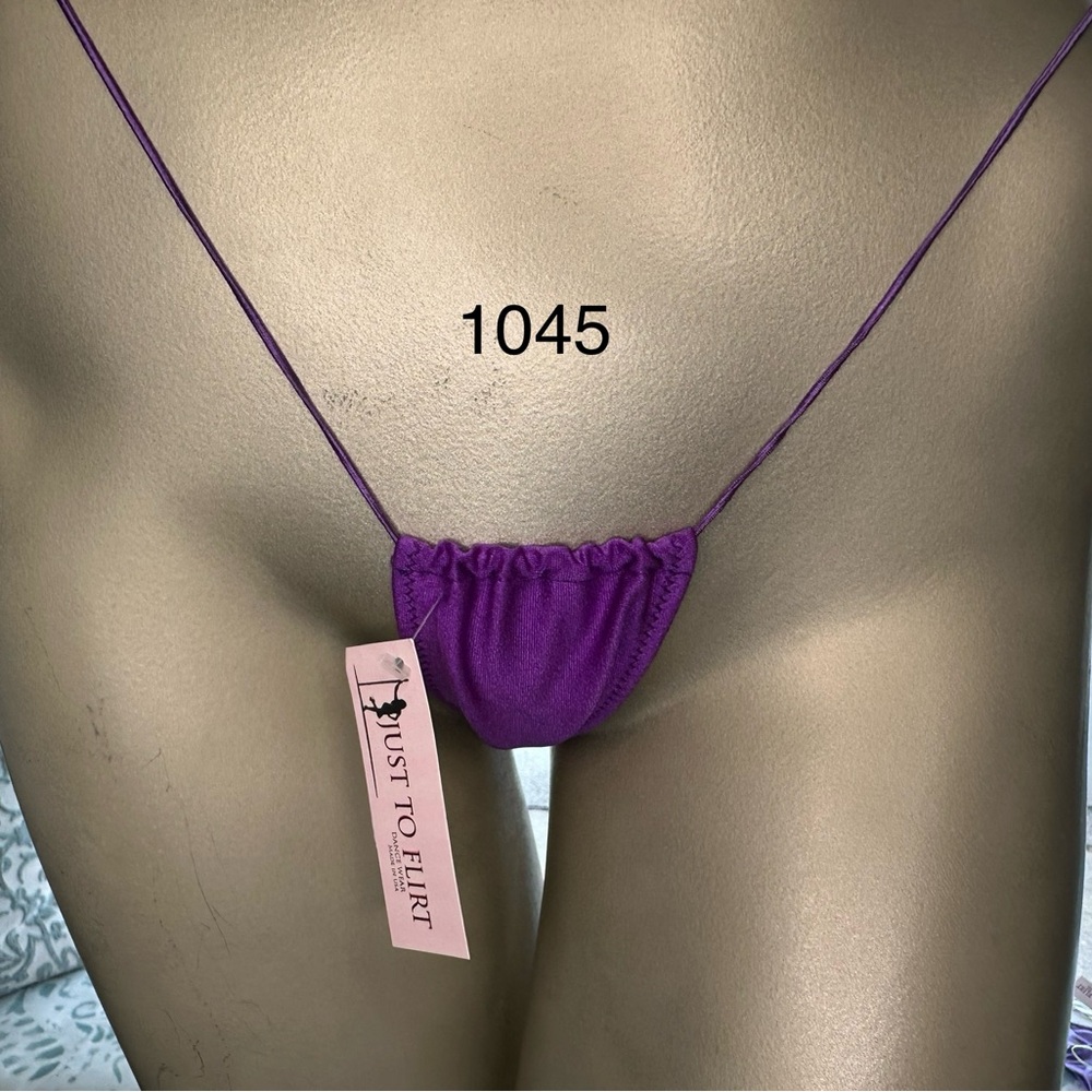 Just To Flirt- String Side Thong- LOTS OF COLORS! NWT